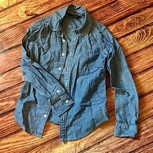 Polo girls button up shirt